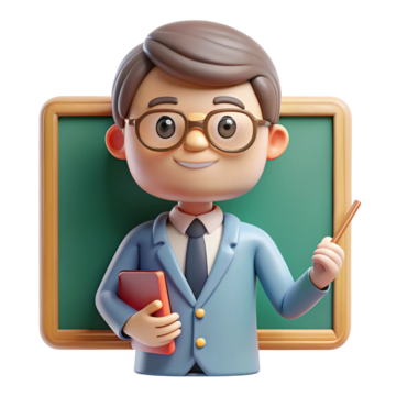 teacher 3d icon